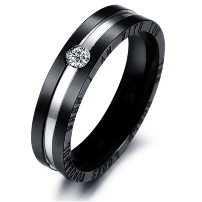 Anime World Trigger Kuga Yuma Cosplay Ring Black Titanium Steel