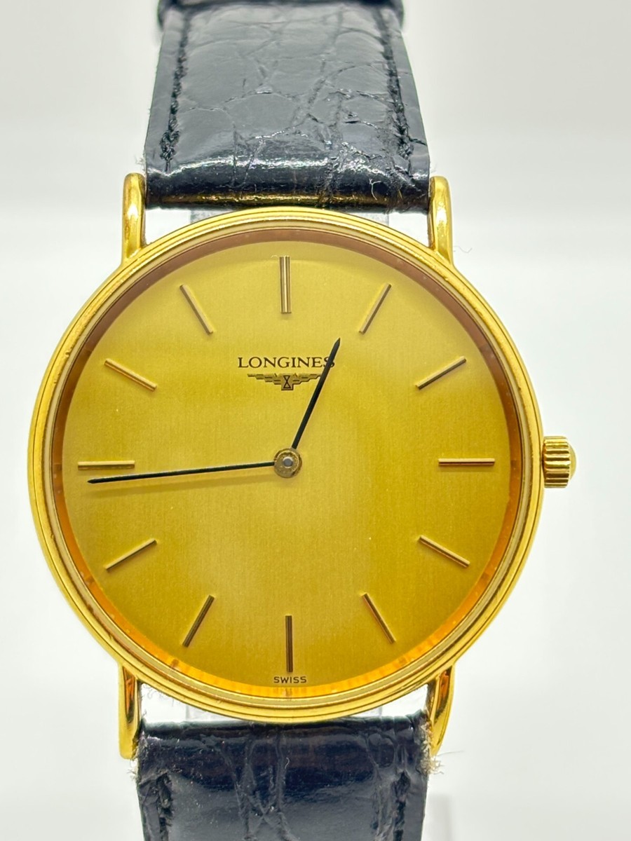 Near Mint] LONGINES Grande Classique L4.637.2 Gold Midsize Men's