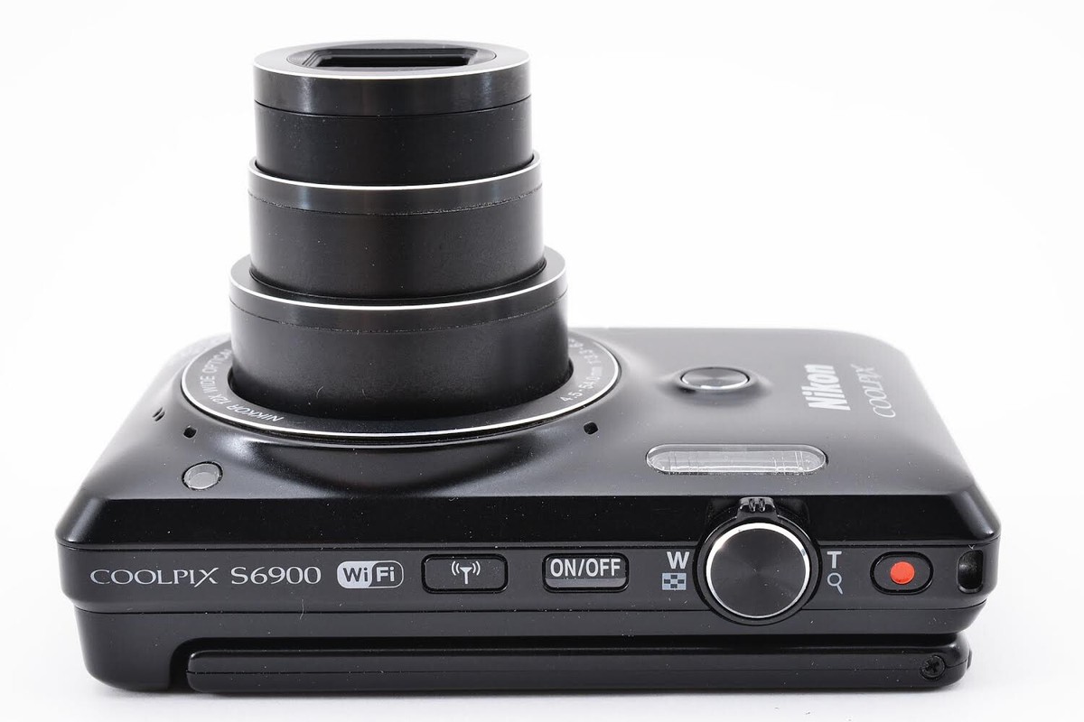 Nikon Coolpix S6900 16.2MP Camera W. 12x Zoom Lens Black | eBay