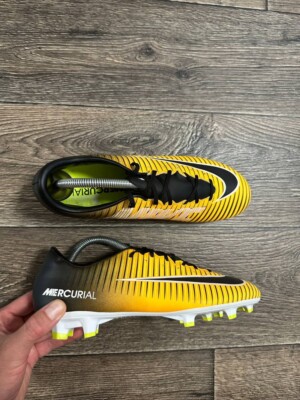 Nike Mercurial Veloce III FG 831964-801 Yellow Black Soccer Cleats