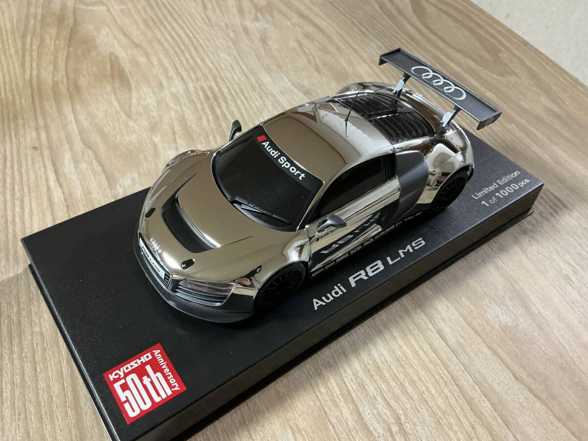 京商 ミニッツ ASC Audi R8 LMS 50th限定版 メッキ仕上げ 京商