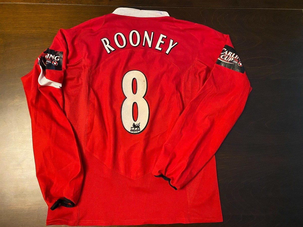 2004-2006 – Historic Manchester United Longsleeves Jersey - Wayne