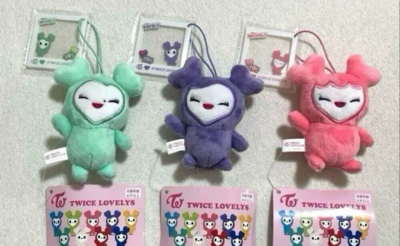 TWICE Baby LOVELYS Plush Mascot Charm MIVELY MINA MOVELY MOMO SANA