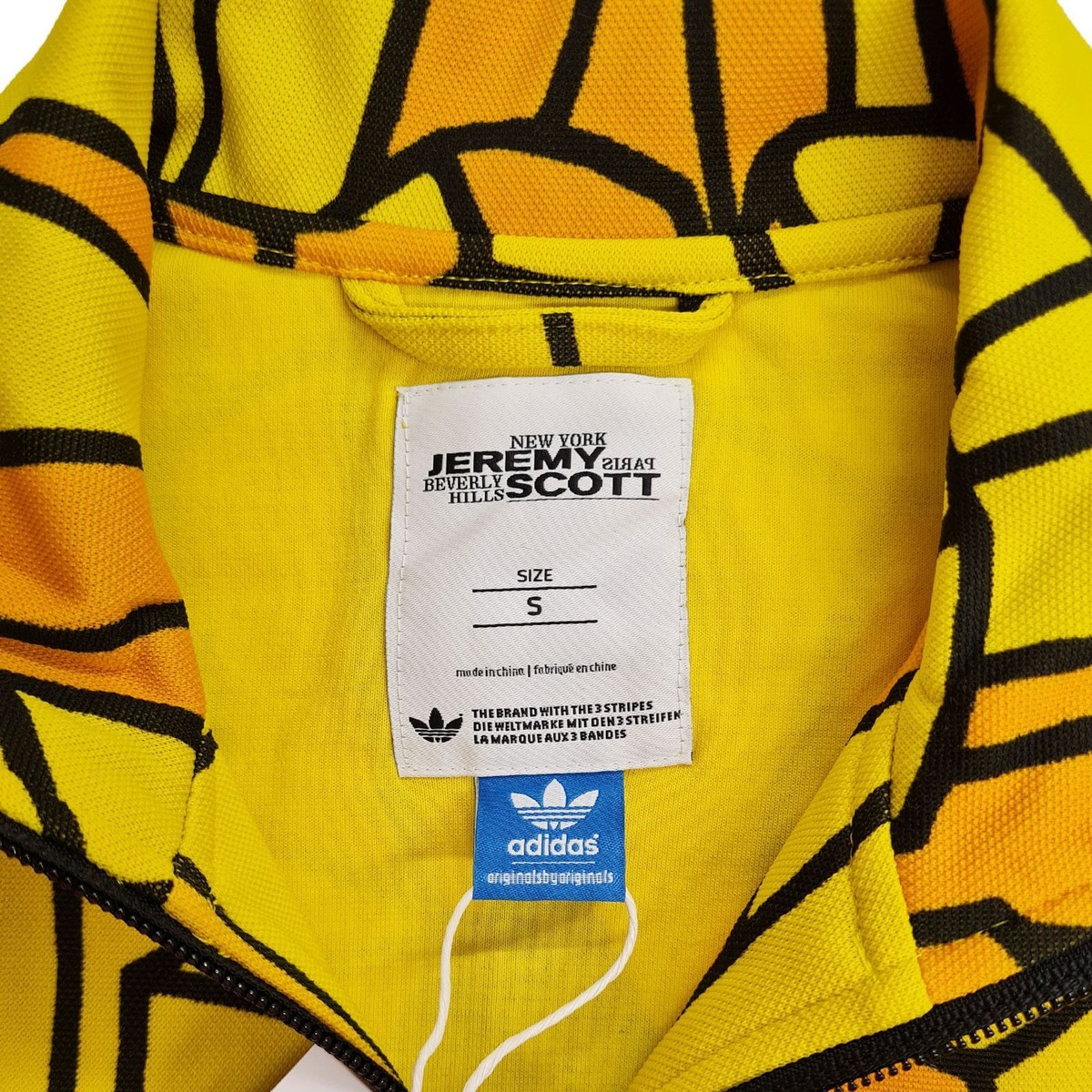 Adidas X Jeremy Scott JS French Fry TT Track Top Jacket Pommes