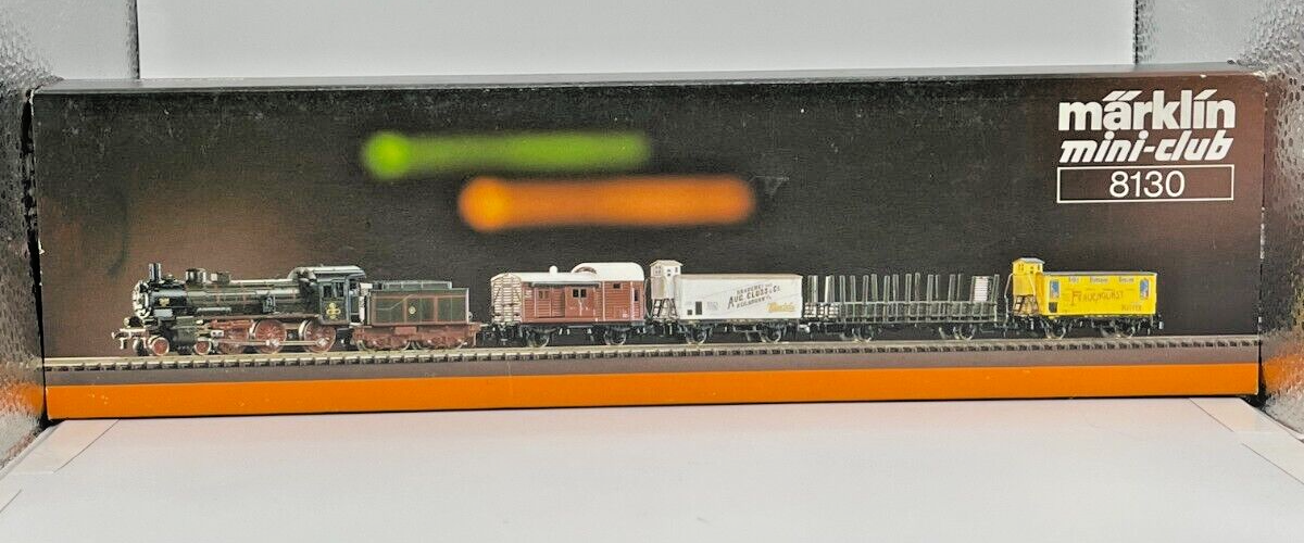 Z Scale Marklin Mini-Club 8130 Prussian Steam Locomotive Set