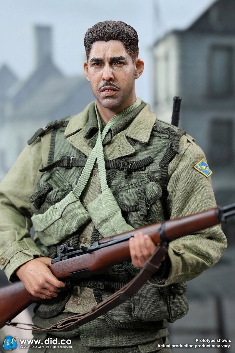 DID A80155 WWII US 2nd Ranger Battalion Private Mellish 1/6 Action