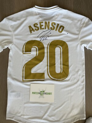MARCO ASENSIO MATCH WORN & SIGNED REAL MADRID JERSEY 2019-20 KIT
