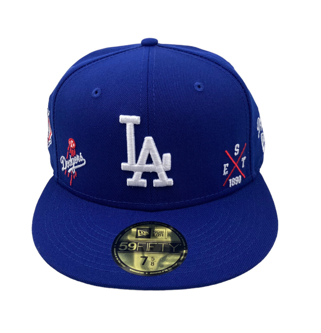 Los Angeles Dodgers Multi Logos new era 59Fifty Fitted Cap Hat