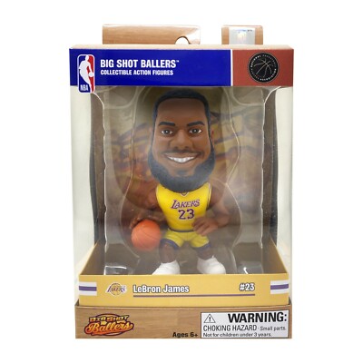 LEBRON JAMES LOS ANGELES LAKERS BIG SHOT BALLER ACTION FIGURE NEW
