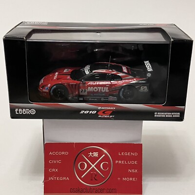 Rare EBBRO Motul Autech Nissan GT-R Super GT 500 1:43 JDM R35 2010