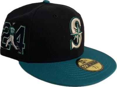 Men's Seattle Mariners New Era Ken Griffey Jr. Side Patch Navy