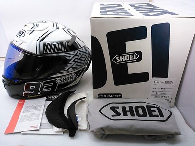 SHOEI Full Face Helmet X-Fourteen X-14 Marquez 4 White XL Size