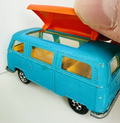 Matchbox 1970 Lesney Superfast No 23 Volkswagen VW Camper Van Bus