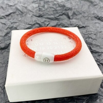 Maison Margiela MM6 Orange/ Red Stingray Bracelet in Box | eBay