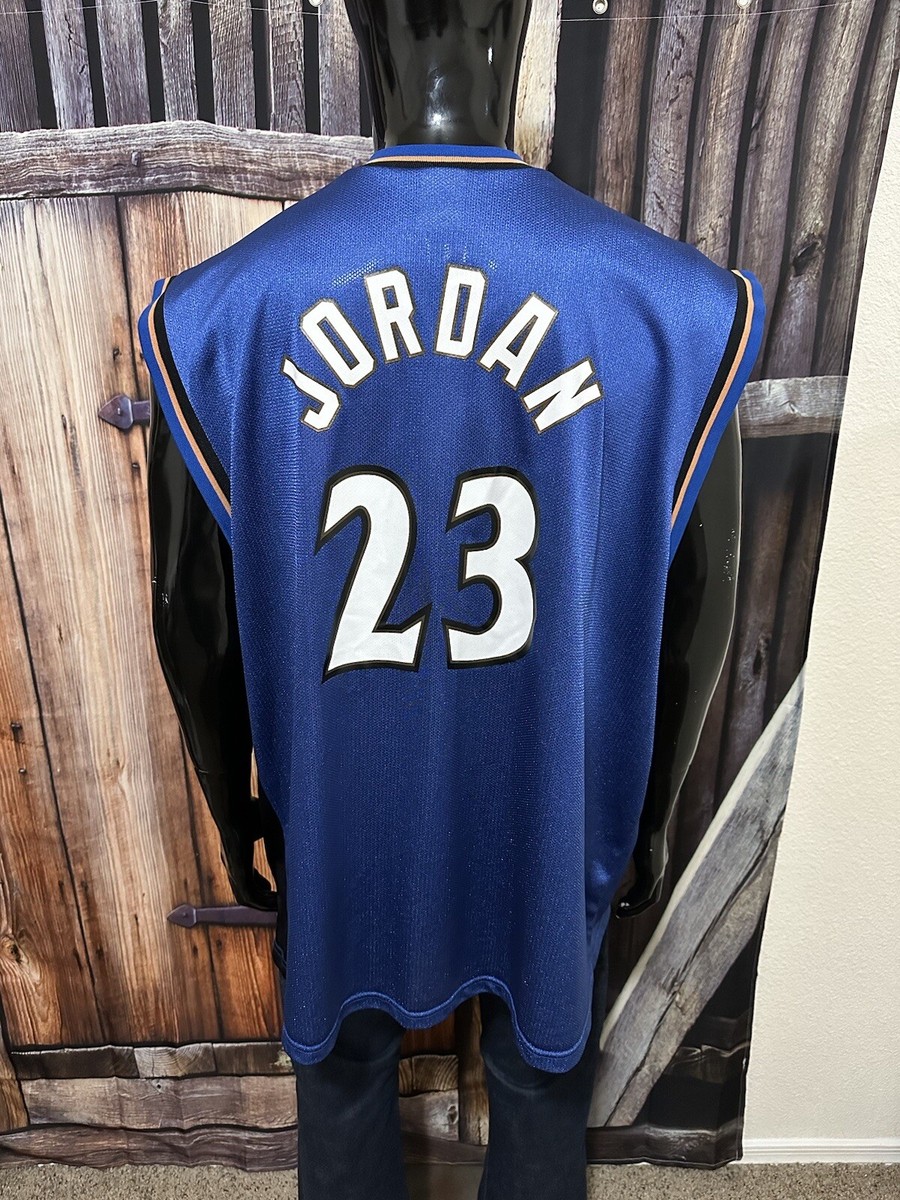 Michael Jordan Washington Wizards 2002 Champion #23 Jersey Size 48