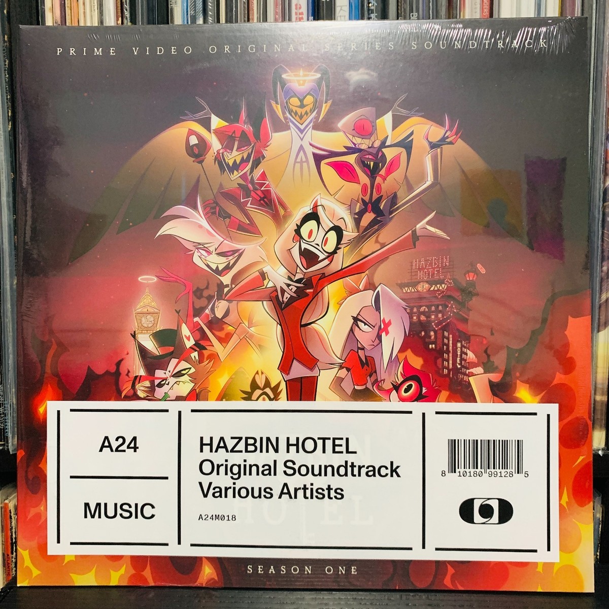 Hazbin Hotel - Original Soundtrack Season One Grape Ghost Vinyl LP