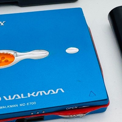 SONY Walkman MD Player MZ-E700 Minidisc Player Blue Tested Working