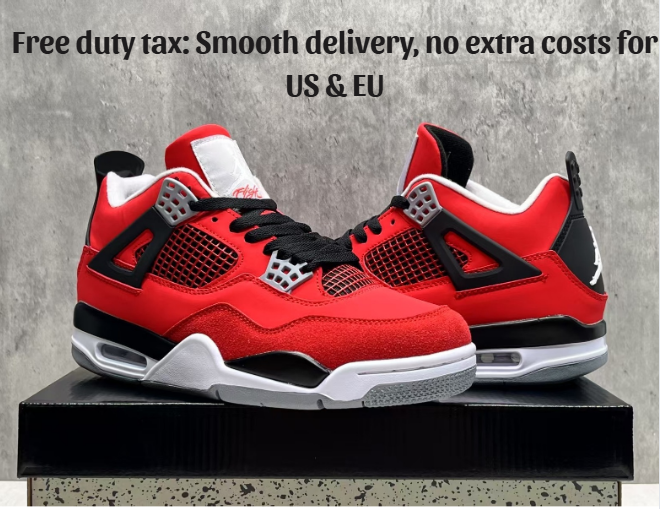 Men's Jordan 4 'Toro Bravo' Red - (7-12) Size US | eBay