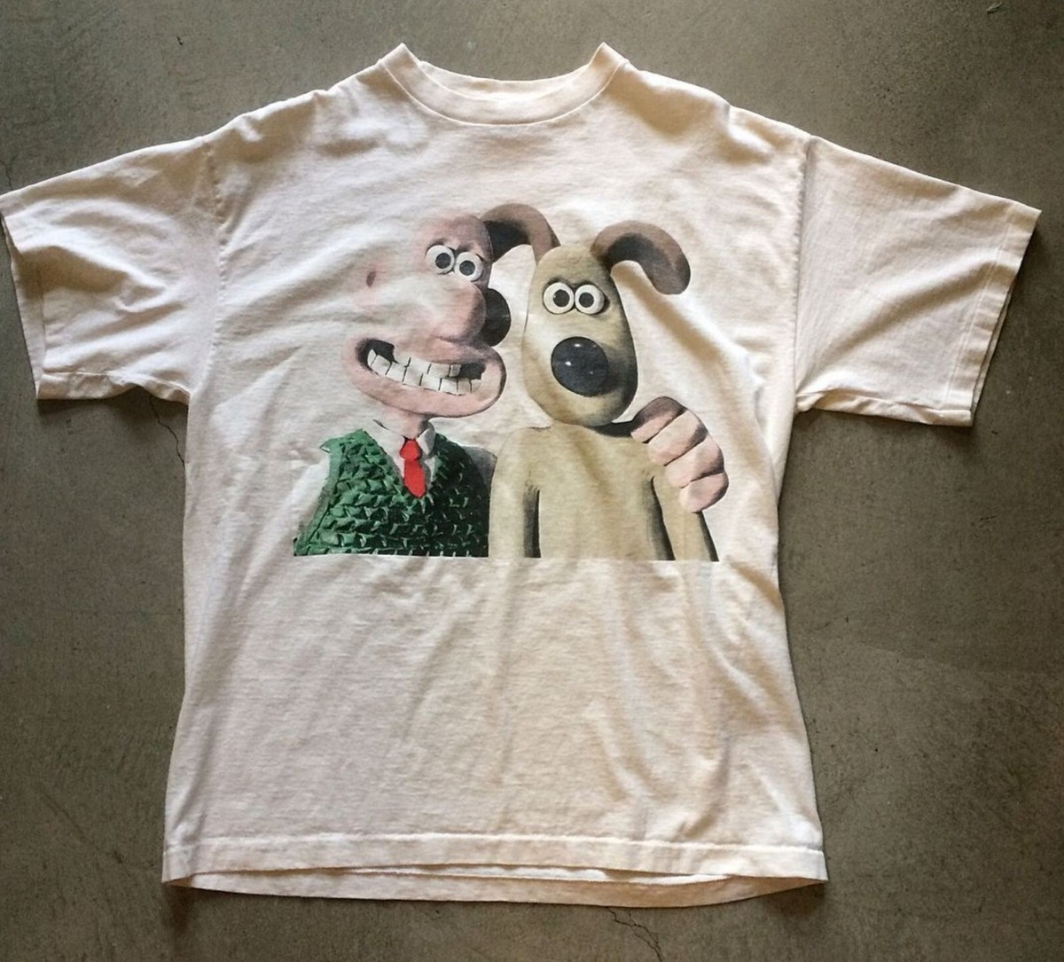 Vtg Vintage Wallace & Gromit For Fans Cotton S-5XL Unisex White