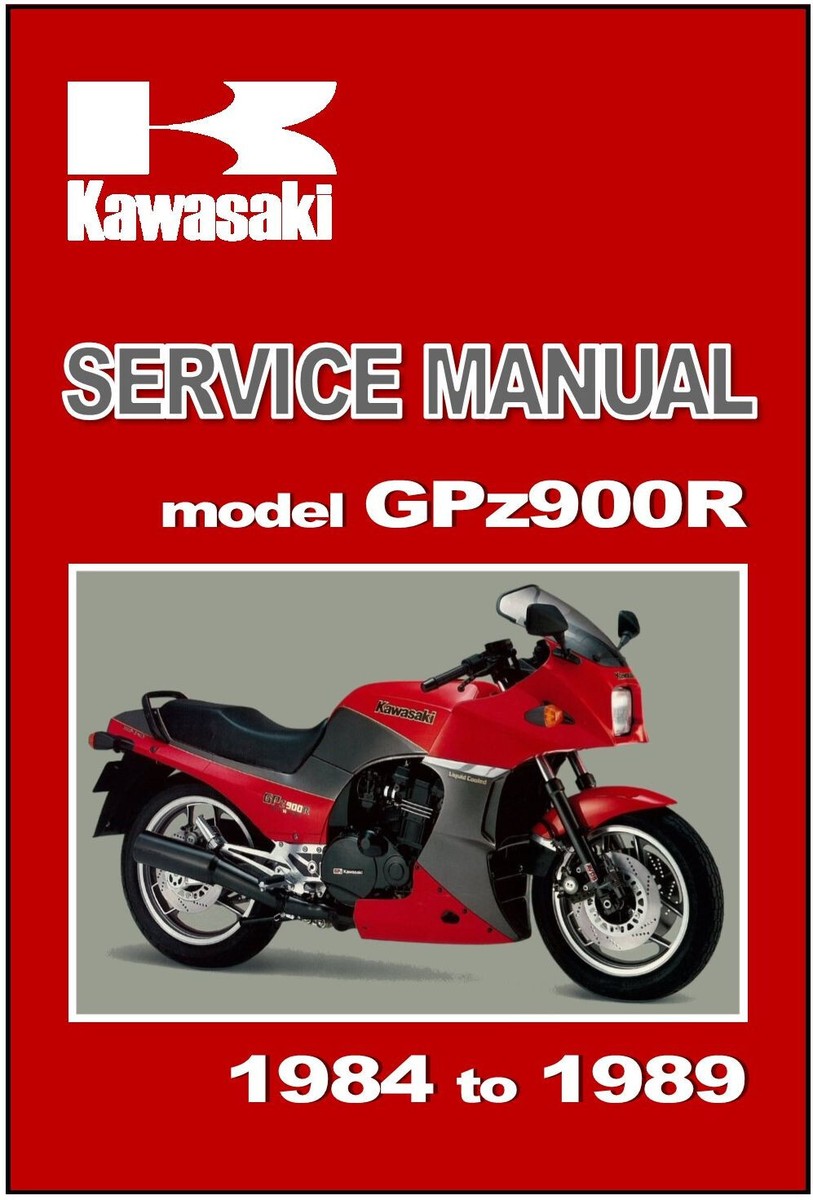 KAWASAKI Workshop Manual GPz900 GPz900R 1984 1985 1986 1987 1988