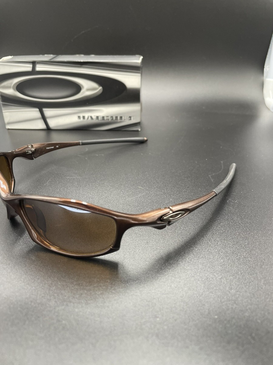Oakley Hatchet Brown w/ Titanium Iridium lenses | eBay