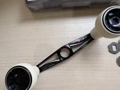 DRT VARIAL HANDLE VARIAL p.c.d 95 black white knob Fishing From