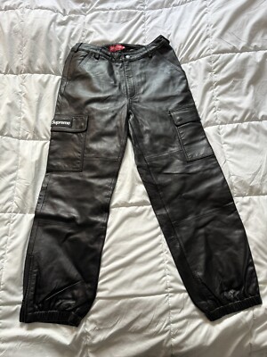 Supreme Box Logo Leather Pants | eBay