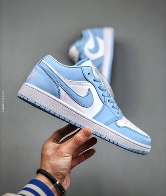 Nike Air Jordan 1 Low White Aluminum DC0774-142 Women's Size New