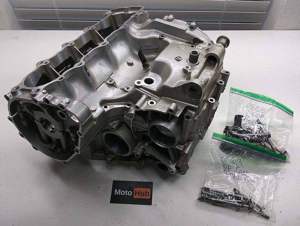 05-06 KAWASAKI NINJA ZX6R ZX636 OEM ENGINE MOTOR CRANKCASE CRANK