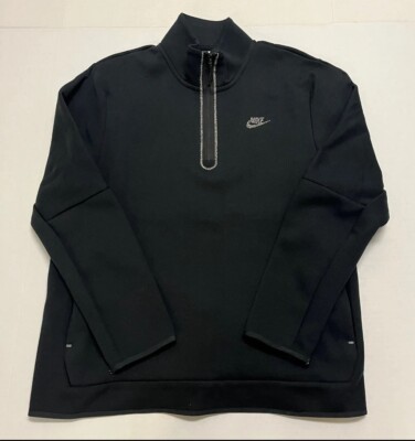 Nike Sportswear Tech Fleece Half-Zip Top Black Heather DQ4314 NWT