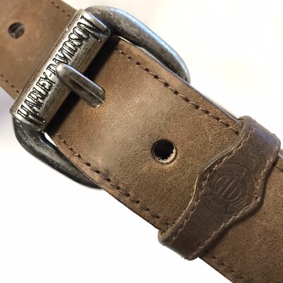 HARLEY DAVIDSON FULL GRAIN COWHIDE LEATHER BELT 98481-95VM S 28/30
