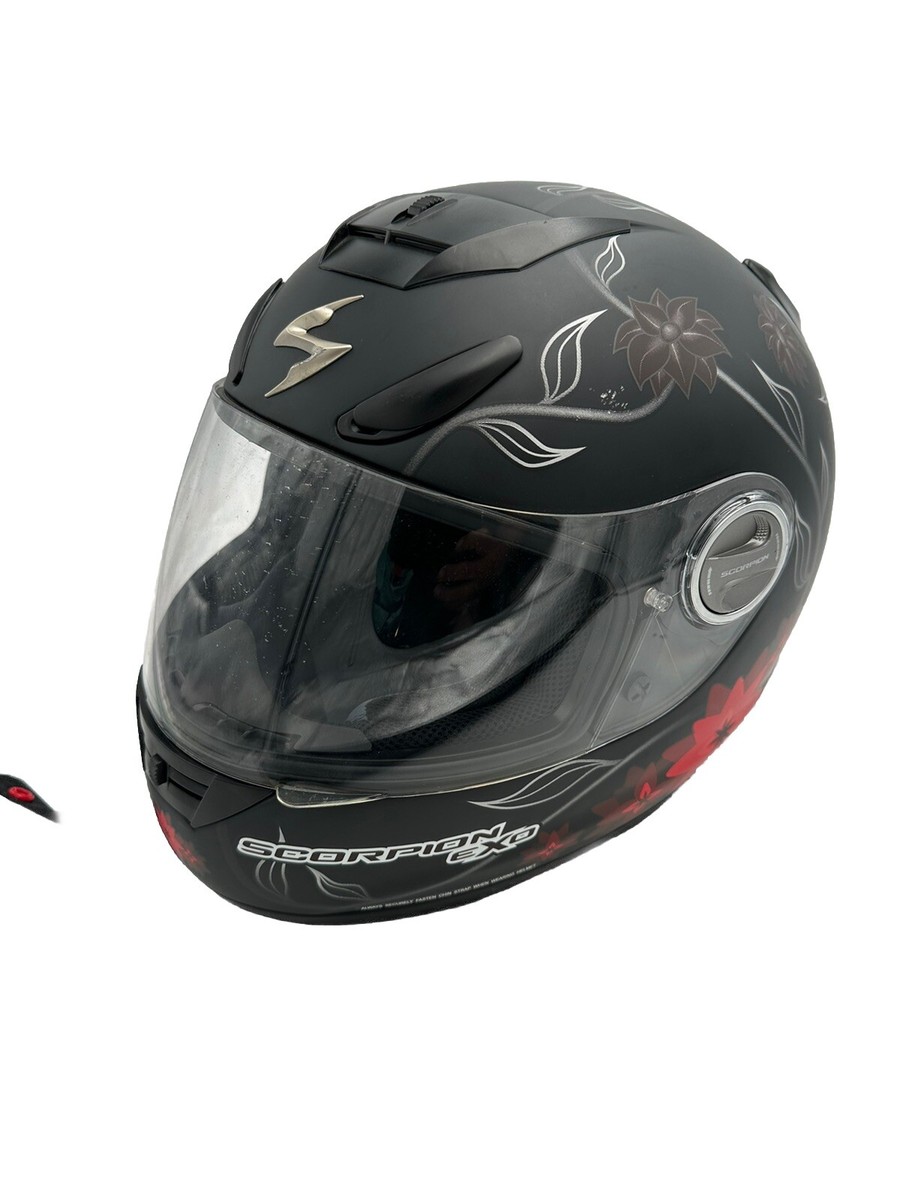 Scorpion Expo Black Dahlia Motorcycle Helmet Xxl | eBay