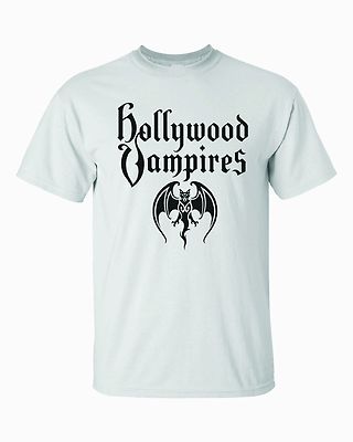HOLLYWOOD VAMPIRES T-SHIRT / ALICE COOPER DEPP BEATLES RELATED