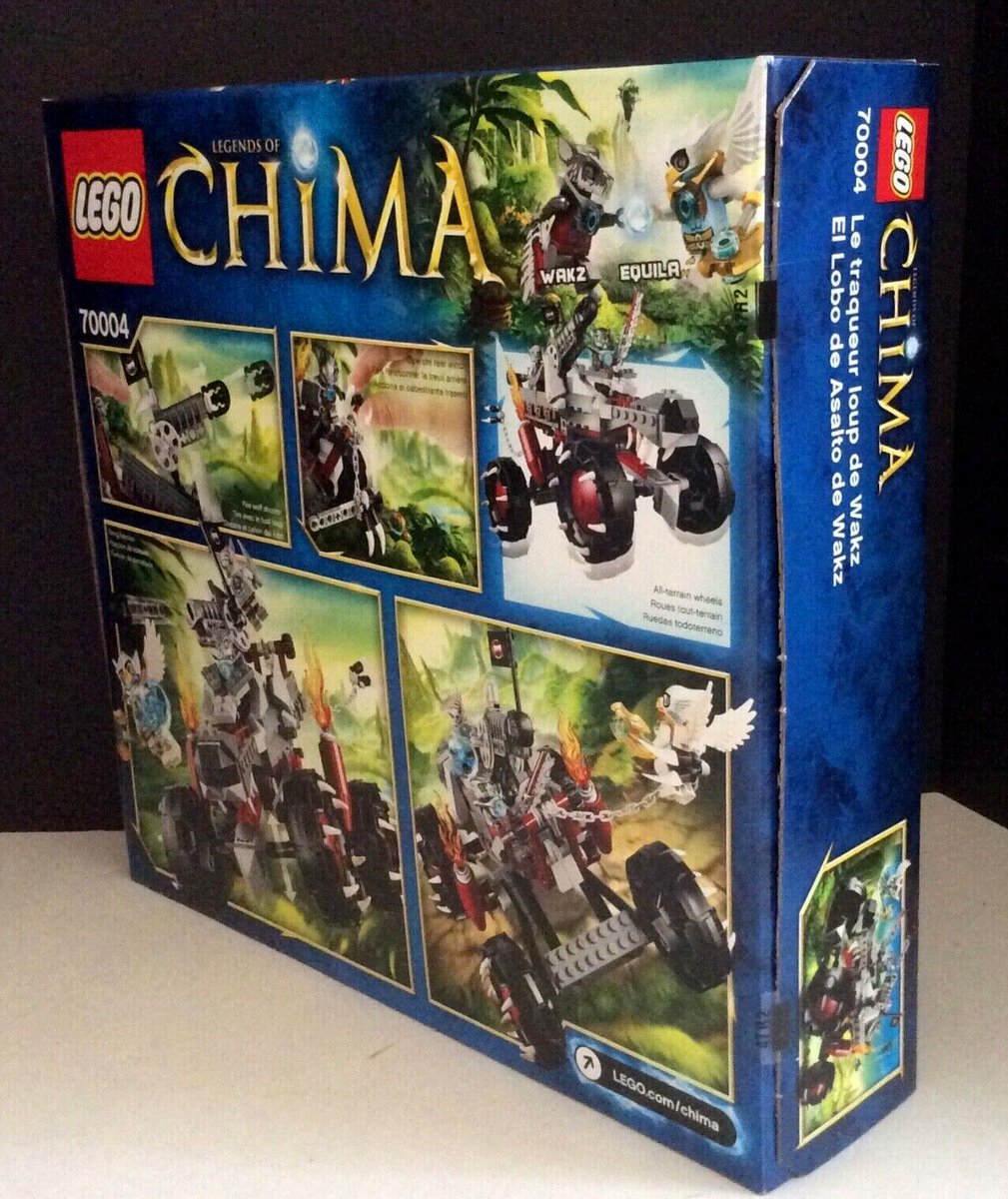 Lego 70004 Legends of Chima Wakz' Pack Tracker New Factory Sealed