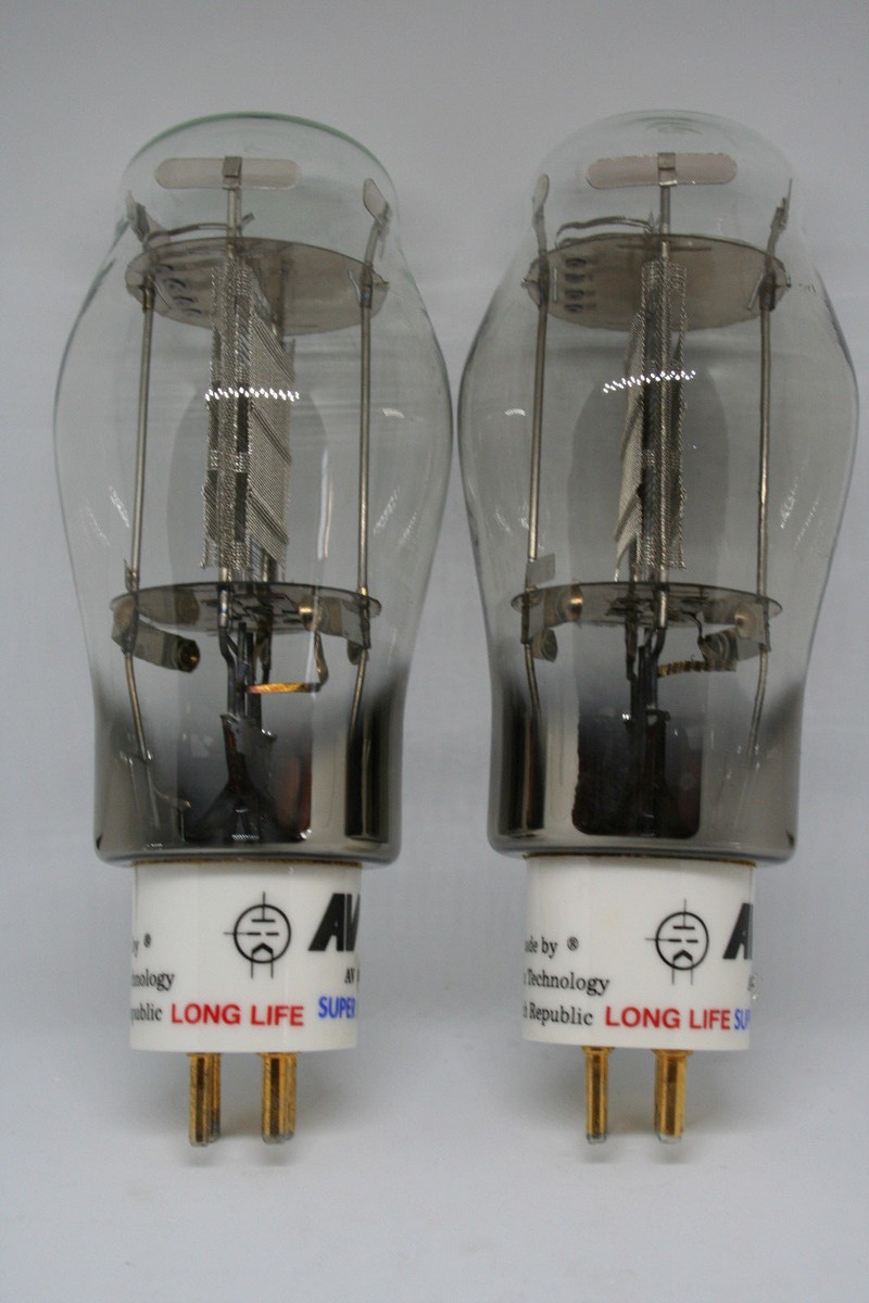 300B MESH PLATE AV5M ALESA VAIC PAIR NOS tube valve lampe röhre