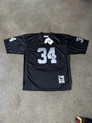 Bo Jackson #34 Oakland Raiders 1987 Football Jersey Mitchell Ness