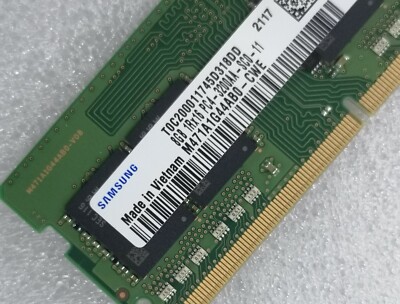 SAMSUNG 8GB DDR4 3200 Laptop SODIMM RAM 1Rx16 PC4-25600 for DELL
