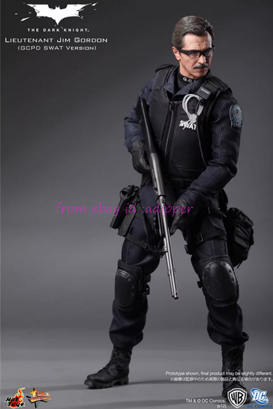 Ht Hot Toys 1/6 Mms182 The Dark Knight Jim Gordon Swat Action