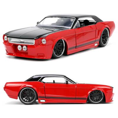 Jada Toys Bigtime Muscle Series: 1965 Ford Mustang (Black/Red) 1