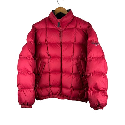 Vintage 90's Red Polo Sport Ralph Lauren Ski Quilted Down Puffer