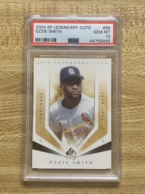 Ozzie smith 2004primecut サインカード Ozzie smith 2004primecut