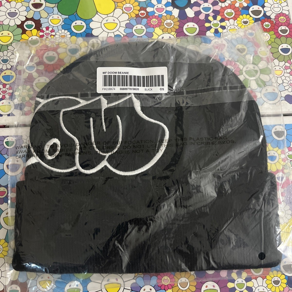 NEW Supreme MF Doom Beanie Black FW23BN74 One Size | eBay