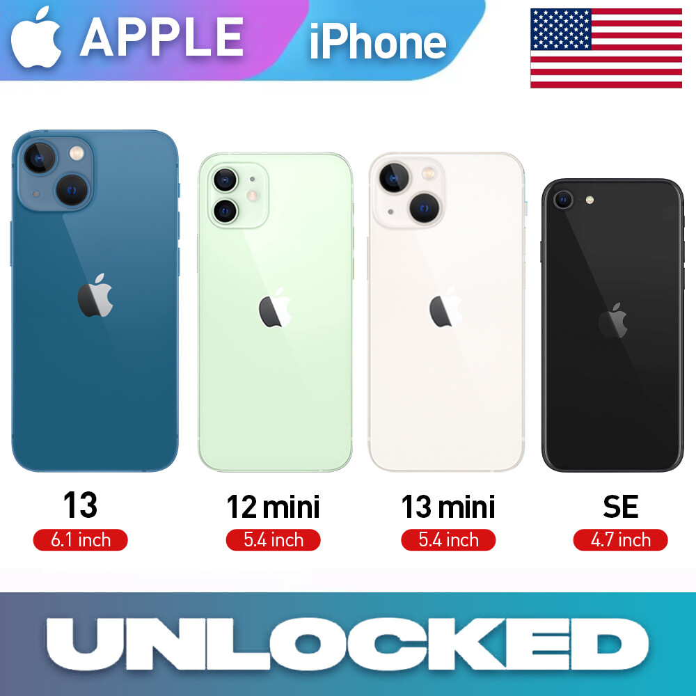 New Apple iPhone 13 Mini/13/12 Mini/SE 3rd 2022/13 PRO MAX Factory