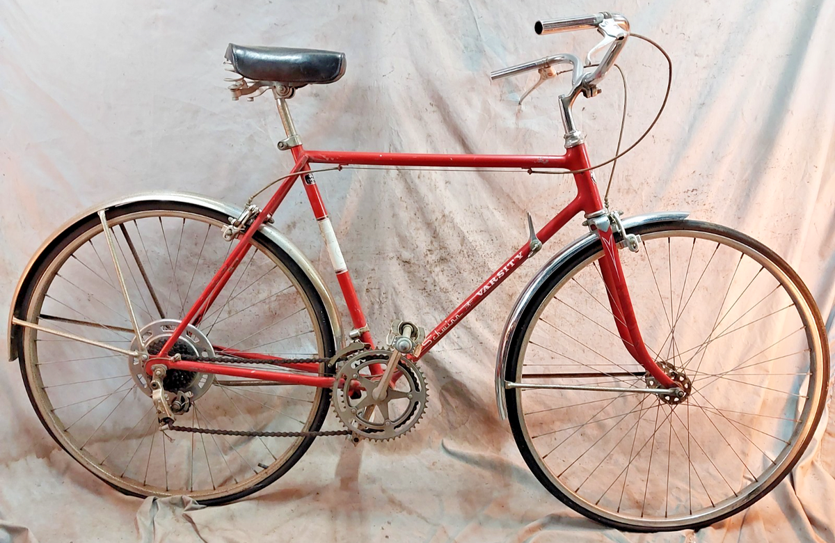 1961 Schwinn Varsity Vintage Cruiser Bike 56cm Large Steel USA