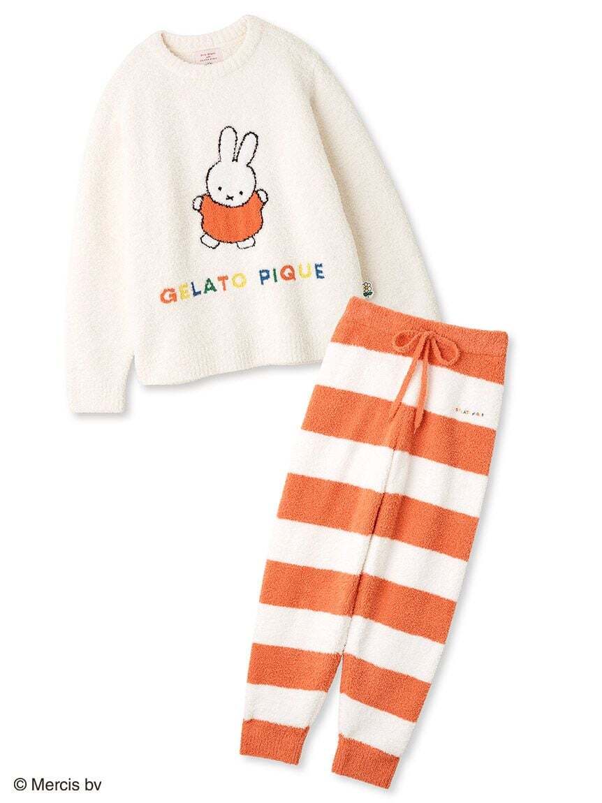 Gelato Pique Dick Bruna Miffy PAJAMA Pullover Long Pants Set