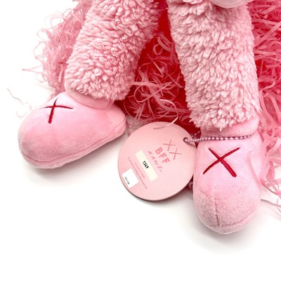 KAWS BFF Pink Plush Figure – Limited Edition of 3000 – #1349 with