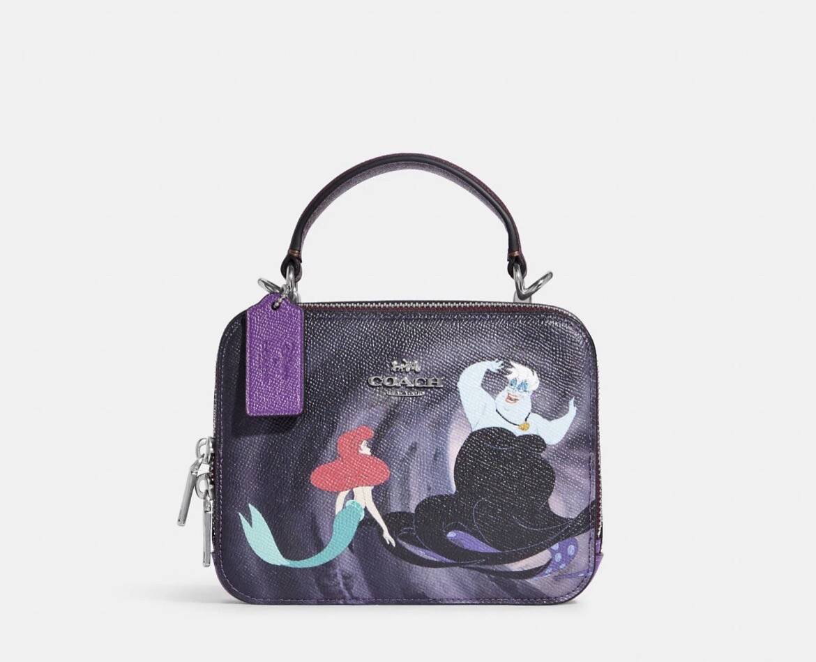 NWT COACH Disney Limited Edition Leather Box Crossbody Purse With