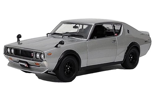 1/43 Ebbro Nissan Skyline GT-R R34 V.SPEC in Dark Silver #58