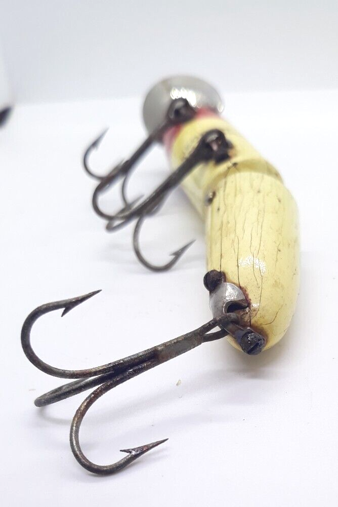 ルアー・フライ Heddon Jointed Vamp Wood Heddon Vintage Fishing