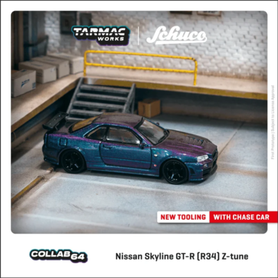 TW x Schuco 1:64 Skyline GTR R34 Ztune Midnight Purple III | eBay